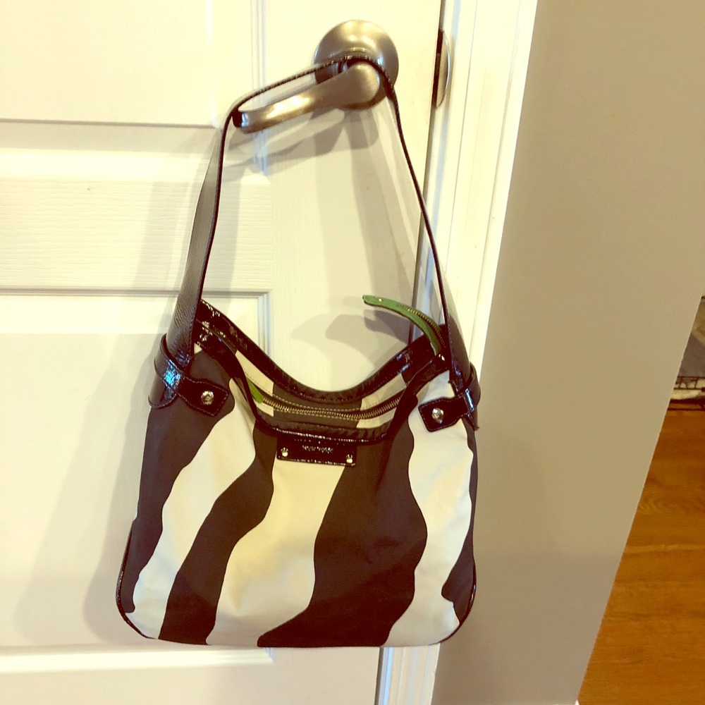 Kate Spade black and off white bag.